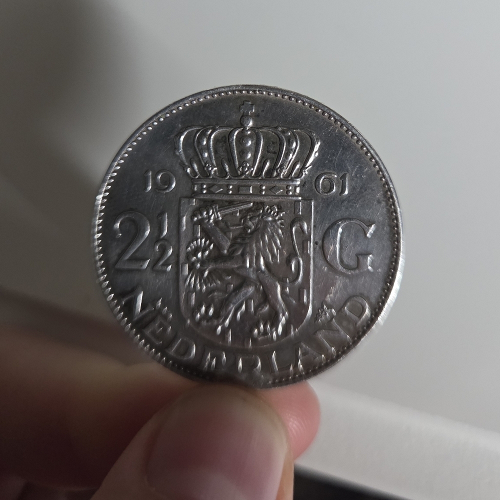 Silver 2½ Gulden Coin 1901
